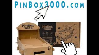 DIY Cardboard Pinball Game PinBox 3000 [upl. by Mahla705]