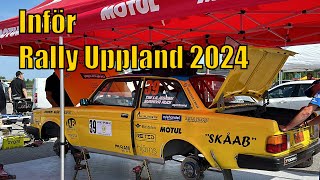 Rally Uppland Service park  fredag 2024 [upl. by Eiramit382]