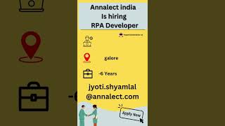 RPA Job Openings  Apply Now uipathcommunity uipathrpa uipathdeveloper uipathtraining rpajobs [upl. by Costa]