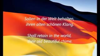 German National Anthem  quotDas Deutschlandliedquot DEEN [upl. by Atener]