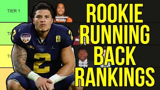 Top 10 Rookie RB Rankings wTiers  2024 Dynasty Fantasy Football [upl. by Rance]