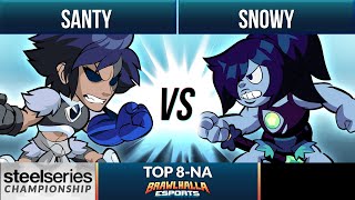 Santy vs Snowy  Top 8  Steelseries Championship 2020  1v1 NA [upl. by Ojillek]