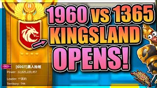 Kingsland Opens 365 vs 1960 KvK in Rise of Kingdoms [upl. by Elkcim]