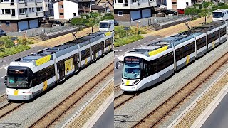 Kusttram Knokke  De Panne 4 juli 2024 HeistAanZee [upl. by Conger785]