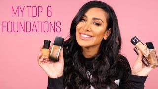 My Top 6 Foundations  From Drugstore to Dior [upl. by Bradstreet912]