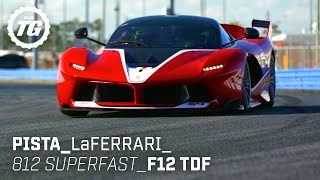 Chris Harris drives Best of Ferrari LaFerrari 488 Pista 812 Superfast F12 TDF  Top Gear [upl. by Hughett]