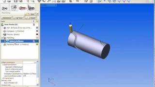 SprutCAM 4th axis rotary milling [upl. by Norrv690]