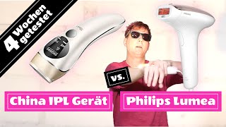 IPL Haarentfernung im Test Philips Lumea vs China Gerät SKEY mit Vorher  Nachher Vergleich [upl. by Eugine816]