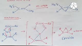 Epoxidation of alkenes oxidation MScchemistry [upl. by Tristis]