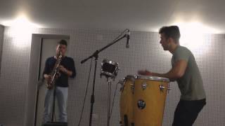 LIVE STUDIO SAX AND DRUMS DEEPHOUSE MUSIC [upl. by Eiramik]