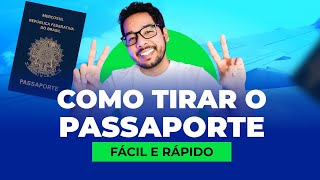 COMO TIRAR O PASSAPORTE  PASSO A PASSO ATUALIZADO [upl. by Solana]