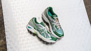 Above the Clouds x Asics GT2160 quotCream  Shamrock Greenquot Review amp OnFeet [upl. by Eizzo487]