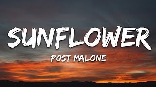 Post Malone Swae Lee  Sunflower Lyrics [upl. by Nasho]