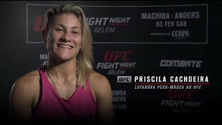 UFC Belém Conheça a história de superação da estreante Priscila Pedrita [upl. by Ahsitak]