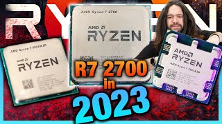 AMD Ryzen 7 2700X in 2023 Benchmarks vs 5800X3D 7800X3D amp More CPU Upgrades [upl. by Morgan284]