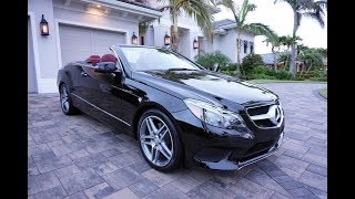 2014 Mercedes E550 Cabriolet Test Drive amp Luxury Convertible Car Video Review [upl. by Alled]