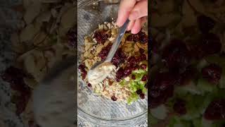 Chicken Salad with Cranberries and Slivered Almonds [upl. by Julie]