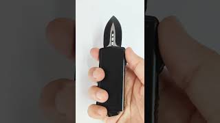 U2 Wallet Money Clip Otf Knife Mini Double Edge Blade knifeotfknife miniknife edc pocketknife [upl. by Manouch509]