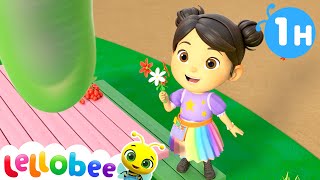 Caterpillar Butterfly🦋 Song  1 Hour of Lellobee City Farm  Kids Cartoons amp Nursery Rhymes [upl. by Ettenowtna]