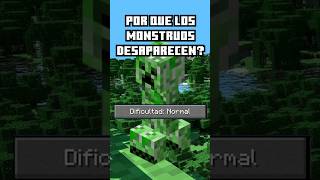 ¿Por qué los monstruos desaparecen en el modo pacífico creditos MrDuartexD minecraft shorts [upl. by Llertniuq]