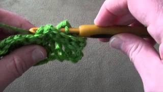 Back Post Double Crochet Stitch BPdc by Crochet Hooks You [upl. by Coats]