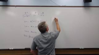 Partial Fractions  Equating Coefficients [upl. by Mccreery128]