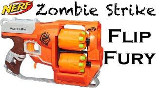 NERF Zombie Strike FlipFury Unboxing and Review [upl. by Ragucci]