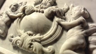 CNCSTEP  3D Milling Marble  milling Bas relief  3Dfraesen milling granite Granit [upl. by Eeloj28]