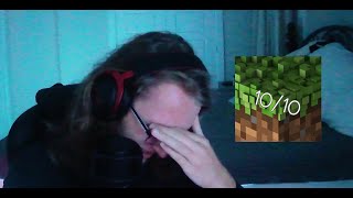 Grown Man Cries To Minecraft Music Minecraft  Volume Alpha ReactionReview [upl. by Semyaj]