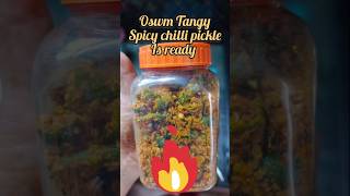 Tangy n Spicy Mirch ka achar or chilli pickle easy receipe bufood shorts trends [upl. by Eixirt900]