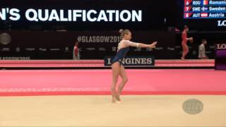 SPIRIDONOVA Daria RUS  2015 Artistic Worlds  Qualifications Floor Exercise [upl. by Follansbee]