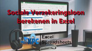 Sociale verzekeringsloon berekenen in Excel ✅ [upl. by Pacian]