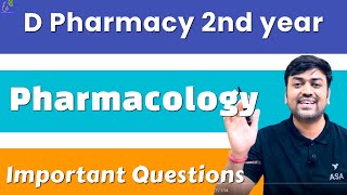 Pharmacology D Pharma 2nd Year Important Question  pharmacology d pharma 2nd year Imp Question [upl. by Justicz]