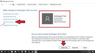 How to Delete Administrator Account in Windows 10 [upl. by Teahan]