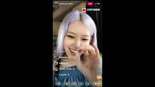 BLACKPINK ROSE IG LIVE WITH HYERI FULL VIDEO 1 JULY 2020 Speaking English [upl. by Concoff]