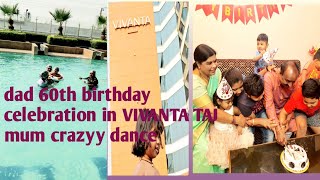 vihan misha enjoying at dad 60th birthday at VIVANTA TAJ swimming dressing and make up [upl. by Nuarb]