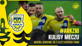 ARKA GDYNIA  ZNICZ PRUSZKÓW 20 KULISY MECZU [upl. by Nyleak]