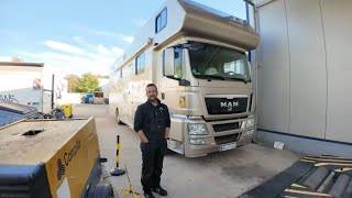 UNSER WOHNMOBIL VARIO MOBIL 18t Alkoven muss zum LKW Service 🔴 KFZ Meister Peter Kirner Tipps Tricks [upl. by Harrat]