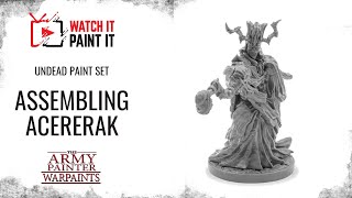 Assembling Acererak  The Army Painter  DampD Nolzurs Marvelous Pigments Undead Paint Set [upl. by Markowitz]