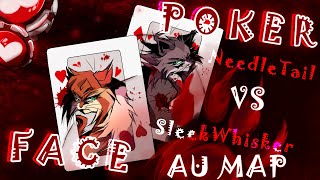 ★ POKERFACE ★ Completed Needletail vs Sleekwhisker AU MAP  CW FLASHING IMAGES [upl. by Wolfram306]