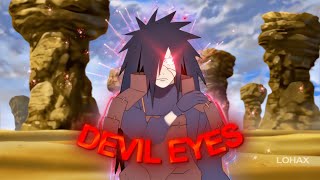 4K Madara vs Shinobi Alliance「AMVEdit」Devil Eyes [upl. by Timotheus]