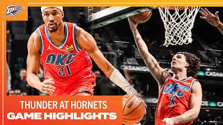 OKC Thunder at Charlotte Hornets  Game Highlights  April 7 2024 [upl. by Onitrof]