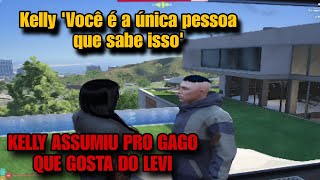 KELLY ASSUMIU QUE GOSTA DO LEVI APOS GAGO DAR EM CIMA DELA Gtarp [upl. by Vasiliu]