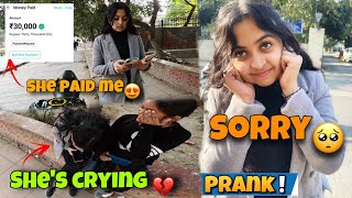 Cute Girl Ne kia 1 lakh ka Nuksan SuperBike mai😰 Phone No Mil gaya🥰Ladki Ronai Lagi😭Prank Video😎 [upl. by Aham]