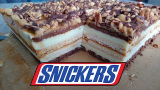 Ciasto Snickers bez pieczenia [upl. by Aramoy210]