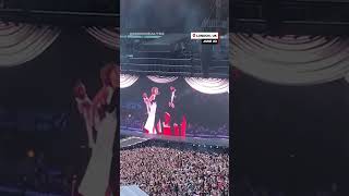 See what Travis Kelce did when Taylor swift brought him on stage [upl. by Anitsyrhc]