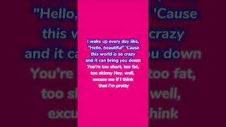 Girl In The Mirror  Sophia Grace lyrics shorts lyrics viral youtubeshorts [upl. by Tova]