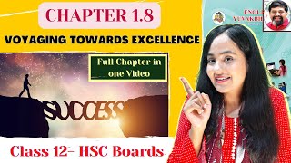 Voyaging Towards Excellence  18  Achyut Godbole  12th English  In Hindi  Simple Explanation [upl. by Noirod]