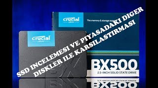 Crucial BX500 240GB SSD incelemesi [upl. by Lemraj354]