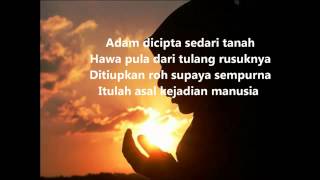 Mawaddah Adam amp Hawa Lirik [upl. by Ilujna]